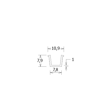 Réducteur de rainure larg 10.9